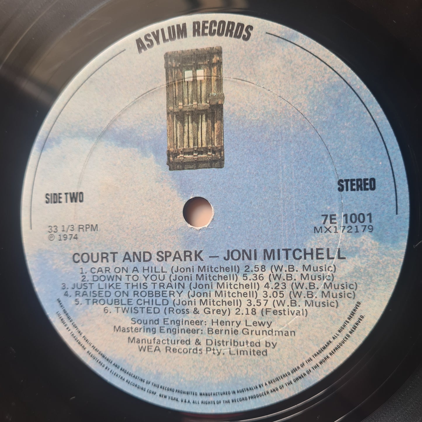 Joni Mitchell – Court & Spark - 1974 (Gatefold)- Vinyl Record LP - Sound Hound Records