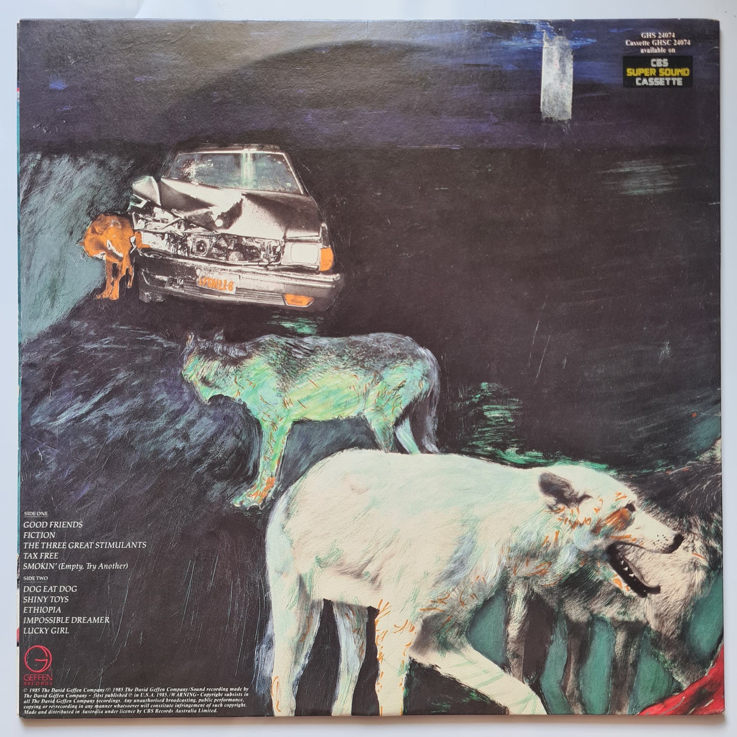 Joni Mitchell – Dog Eat Dog - 1985 (Gatefold) - Vinyl Record LP - Sound Hound Records