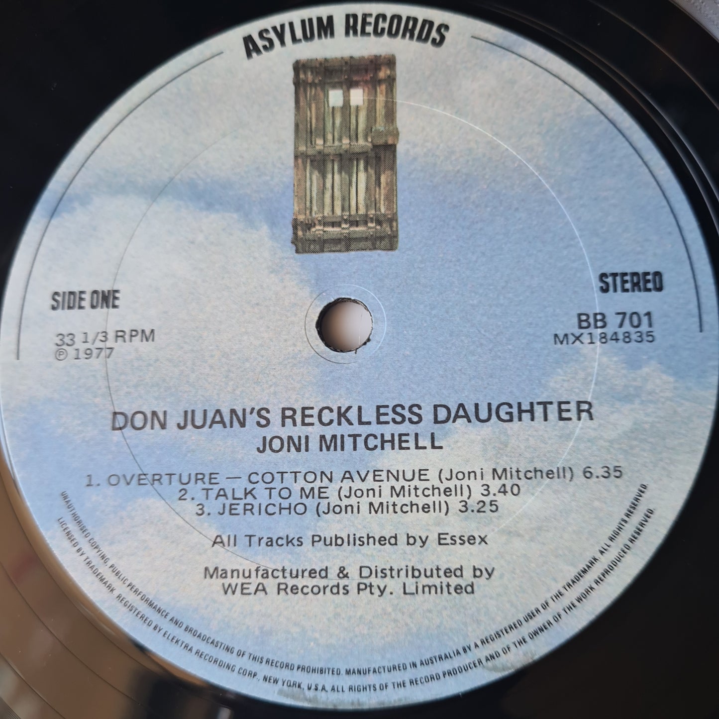 Joni Mitchell – Don Juan's Reckless Daughter - 1977 (Australian pressing) - Vinyl Record 2LP - Sound Hound Records