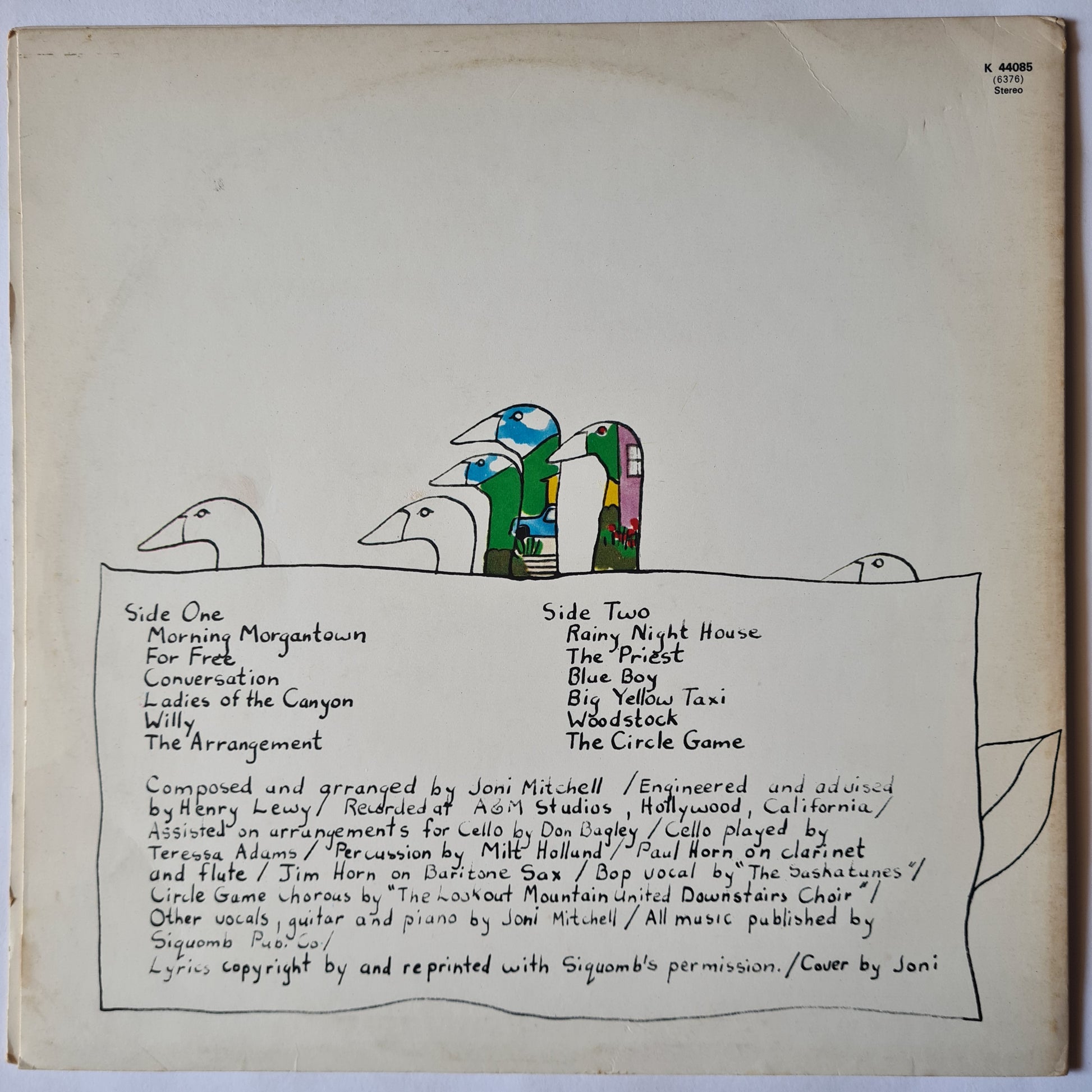 Joni Mitchell  – Ladies Of The Canyon - 1970 (1973 UK Pressing) - Vinyl Record LP (EX) - Sound Hound Records