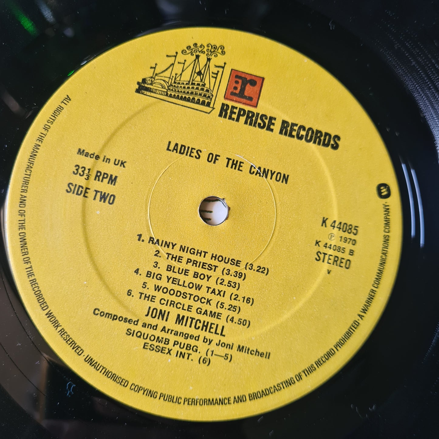 Joni Mitchell  – Ladies Of The Canyon - 1970 (1973 UK Pressing) - Vinyl Record LP (EX) - Sound Hound Records