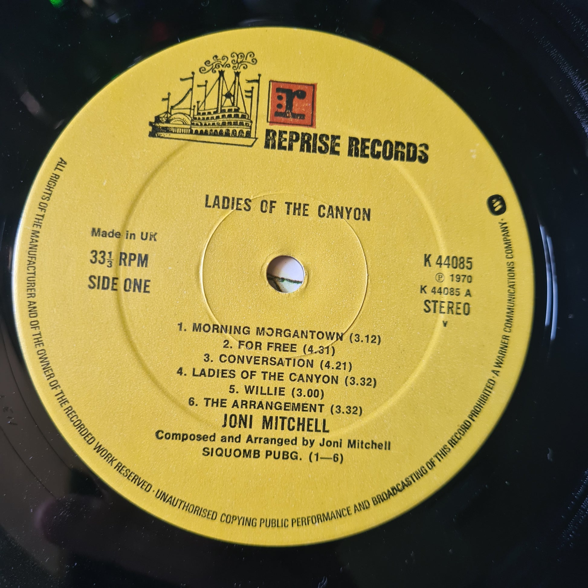 Joni Mitchell  – Ladies Of The Canyon - 1970 (1973 UK Pressing) - Vinyl Record LP (EX) - Sound Hound Records