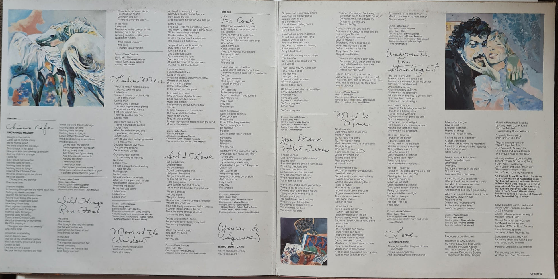 Joni Mitchell – Wild Things Run Fast - 1982 (Gatefold) - Vinyl Record LP - Sound Hound Records