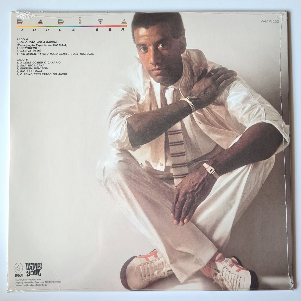 Jorge Ben – Dádiva - 1983 (2022 Spanish Pressing) - Vinyl Record LP (BRAND NEW SEALED) 🇧🇷