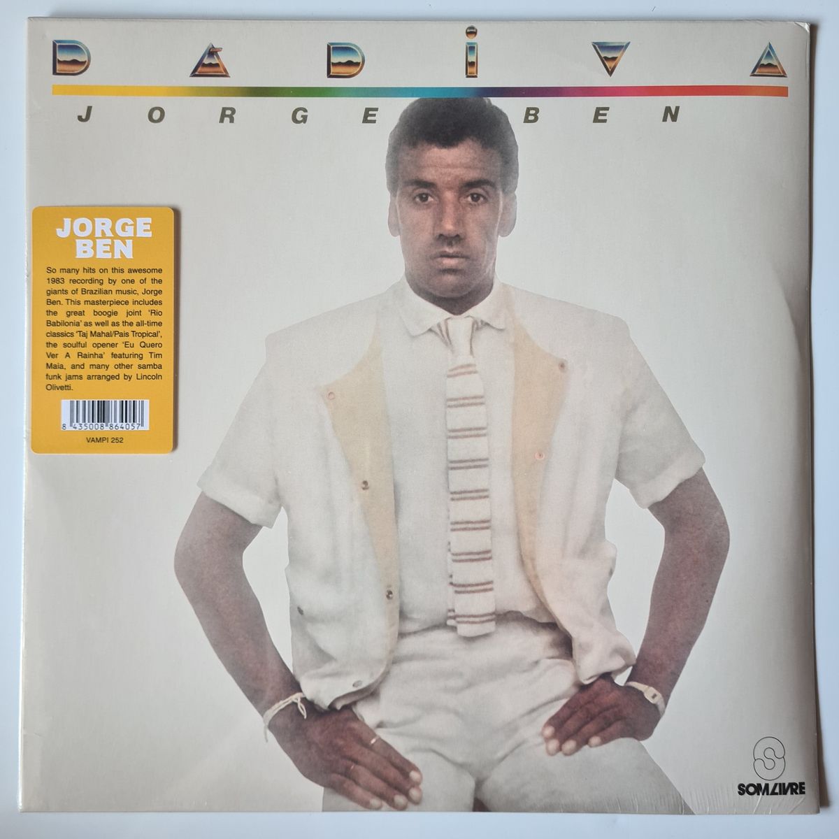 Jorge Ben – Dádiva - 1983 (2022 Spanish Pressing) - Vinyl Record LP (BRAND NEW SEALED) 🇧🇷
