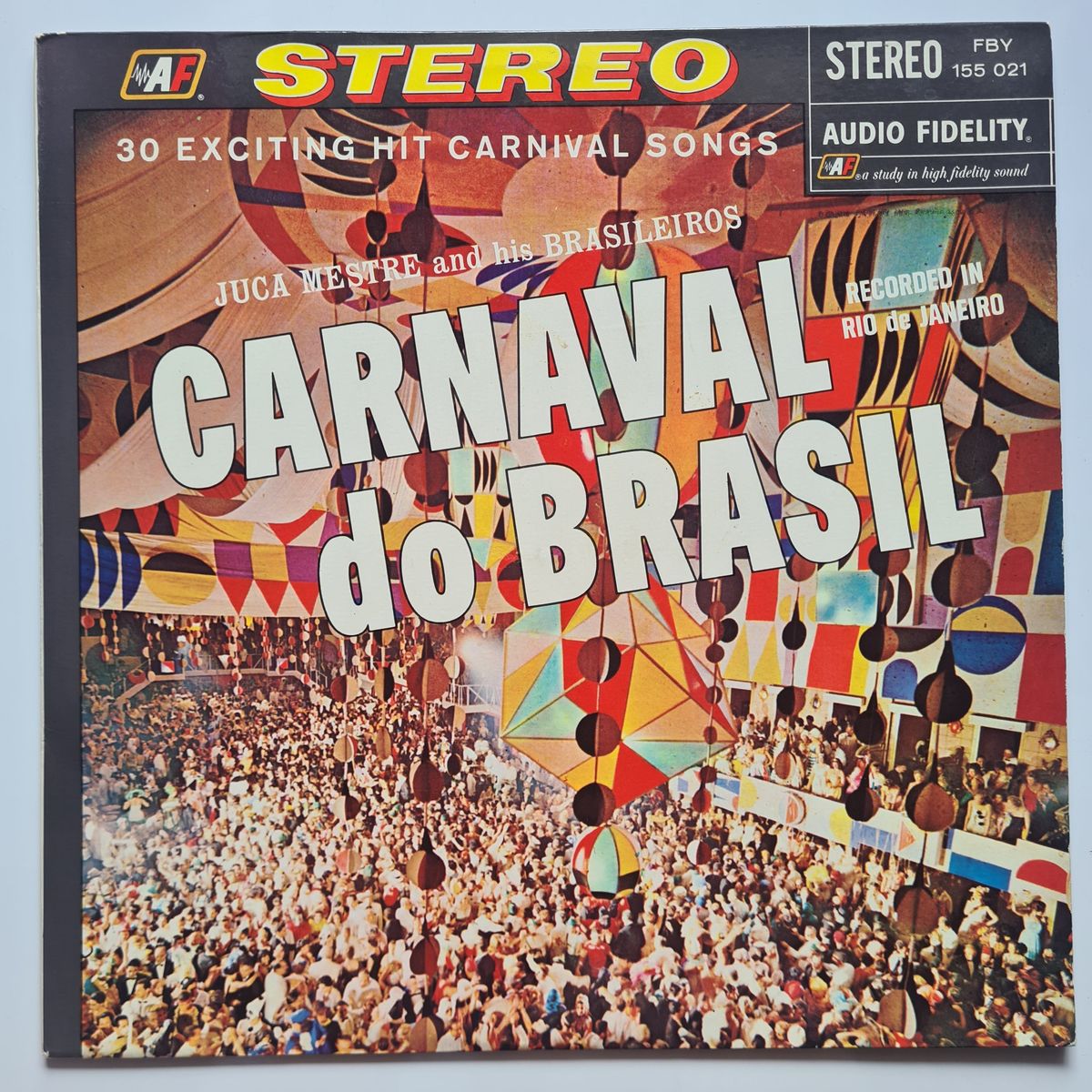 Juca Mestre And His Brasileiros – Carnaval Do Brasil - 1963 - Vinyl Record LP 🇧🇷