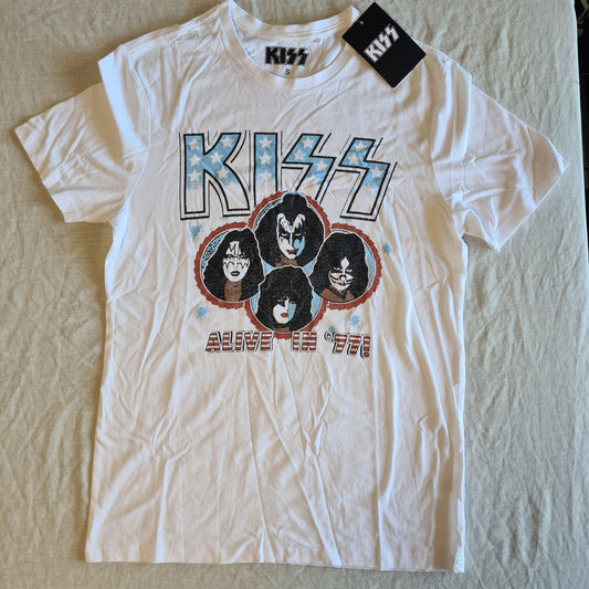 KISS | Alive In '77! | Size Small T-Shirt (new with tags) - Sound Hound Records