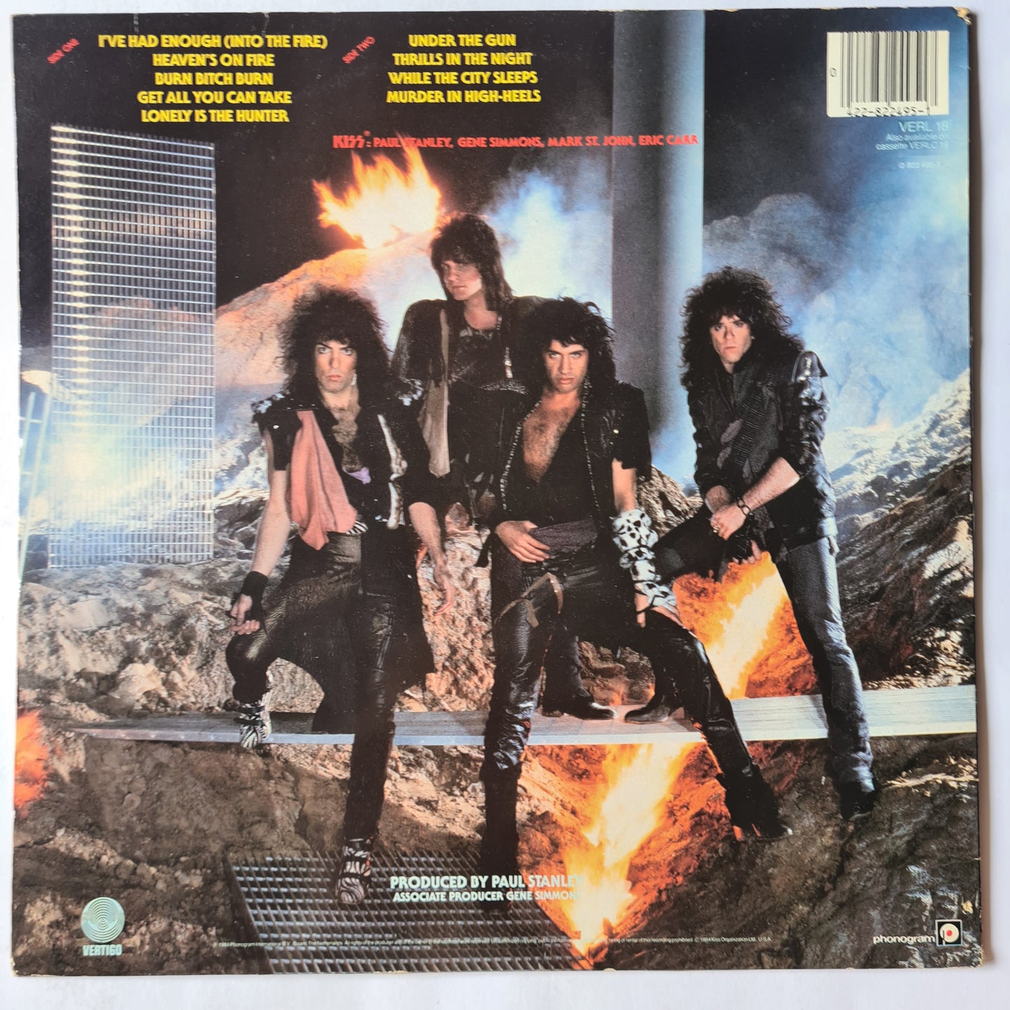 KISS – Animalize - 1984 UK pressing - Vinyl Record LP (near mint) - Sound Hound Records