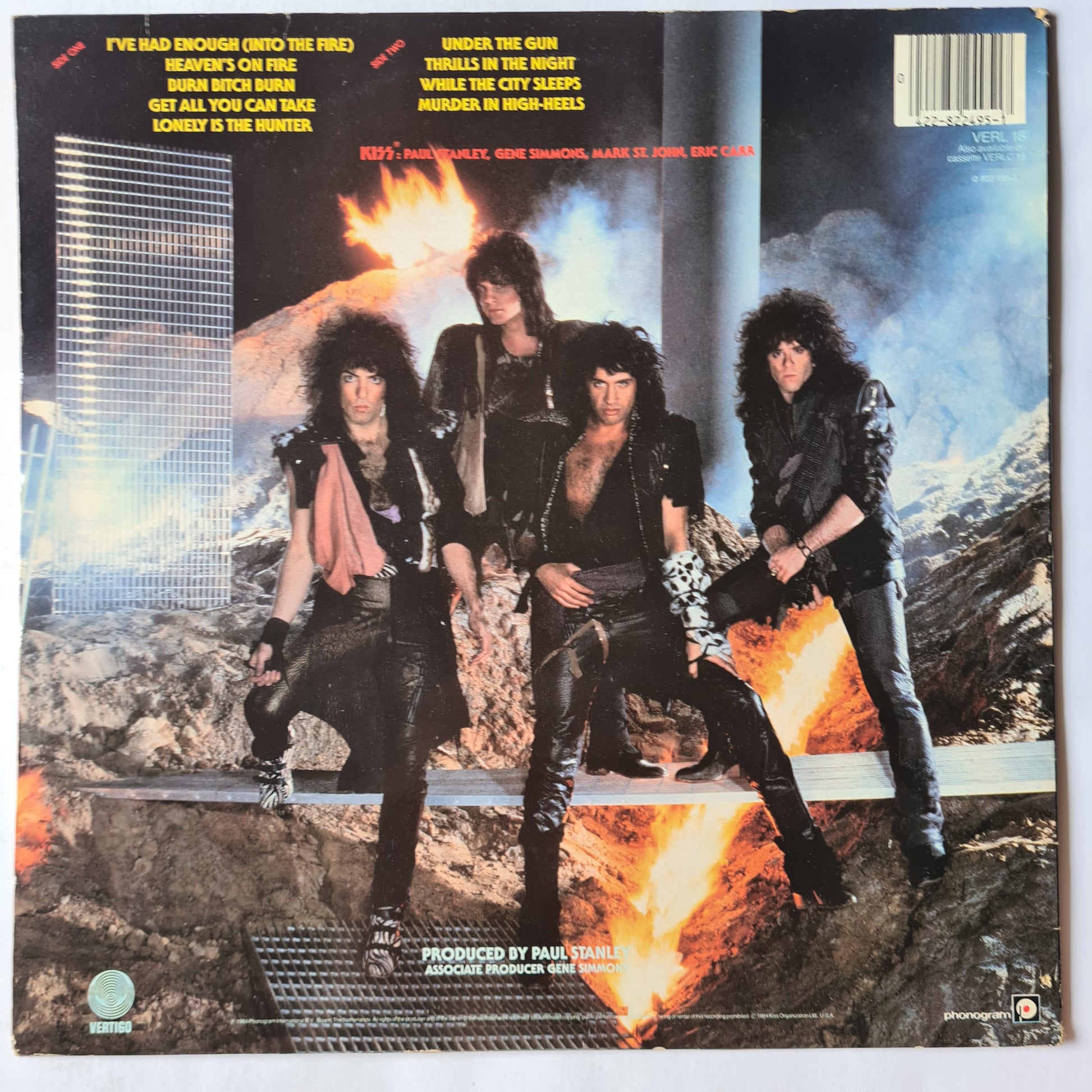 KISS – Animalize - 1984 UK pressing - Vinyl Record LP (near mint) - Sound Hound Records