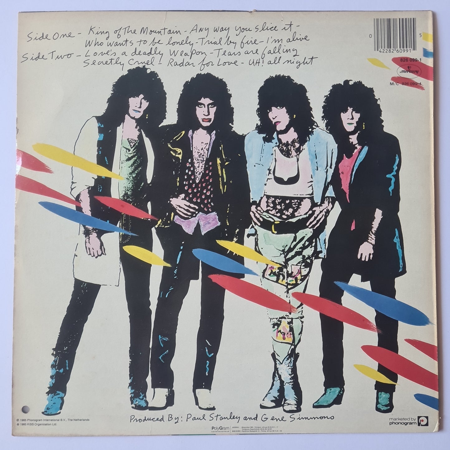 KISS – Asylum - 1985 (Greek Pressing) - Vinyl Record LP - Sound Hound Records