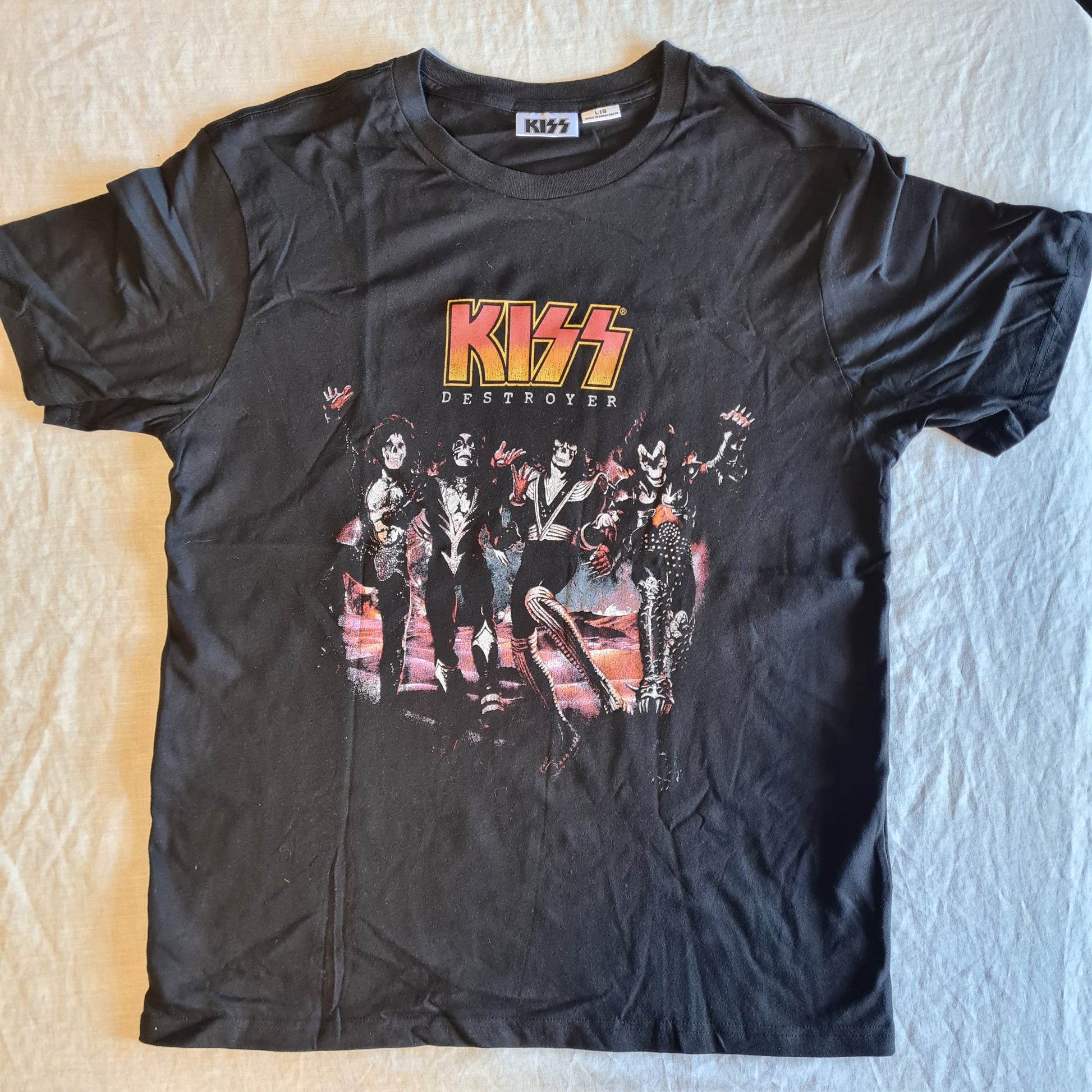 KISS | Destroyer Skeleton| Size Large T-Shirt - Sound Hound Records