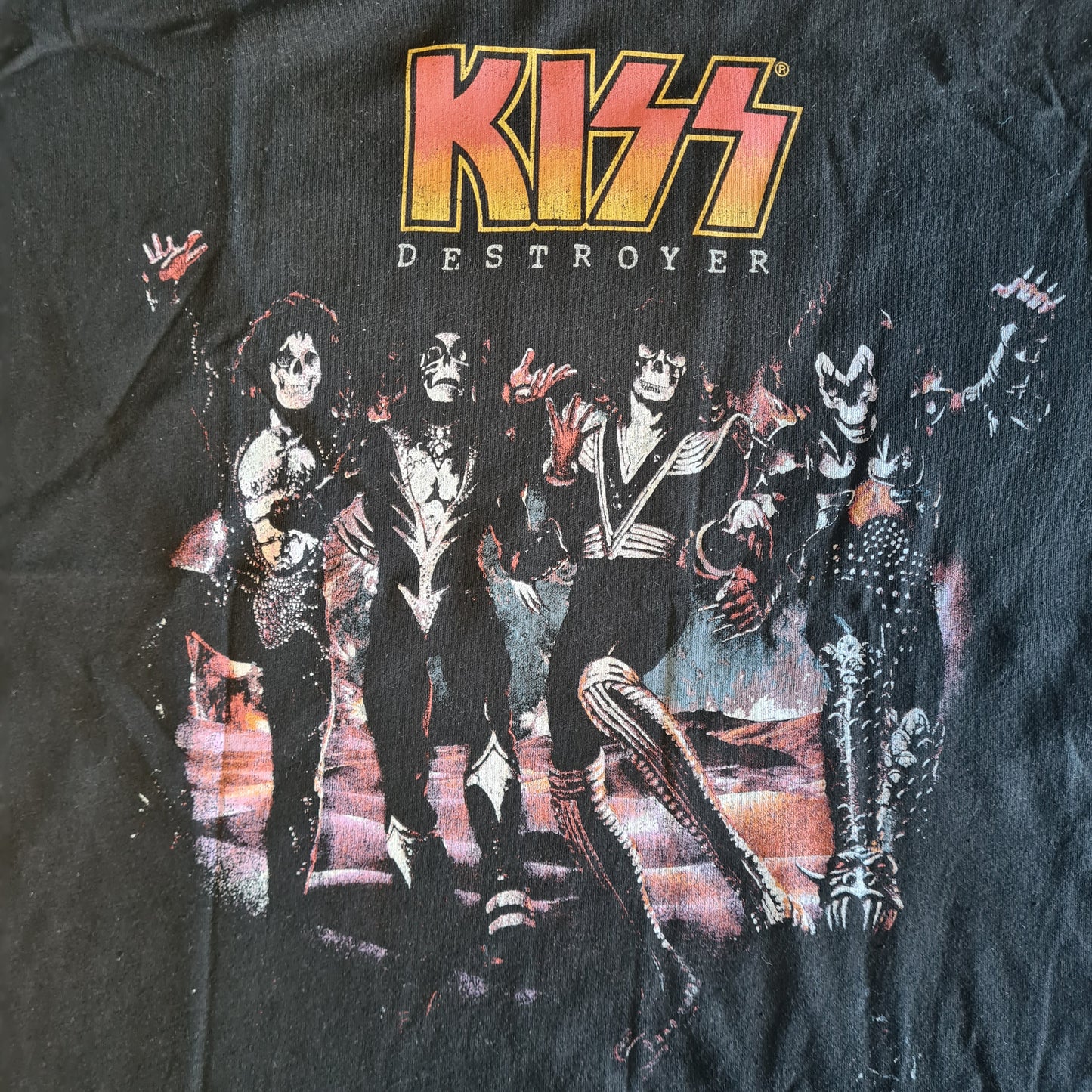 KISS | Destroyer Skeleton| Size Large T-Shirt - Sound Hound Records