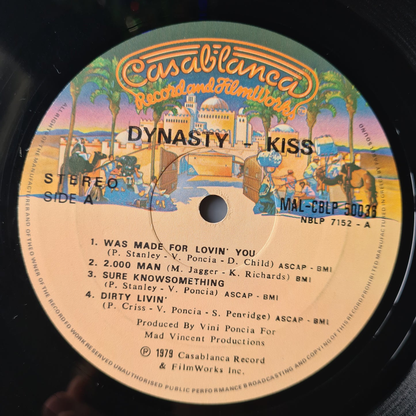 KISS – Dynasty - 1979 - (Greek Pressing) Vinyl Record LP - Sound Hound Records