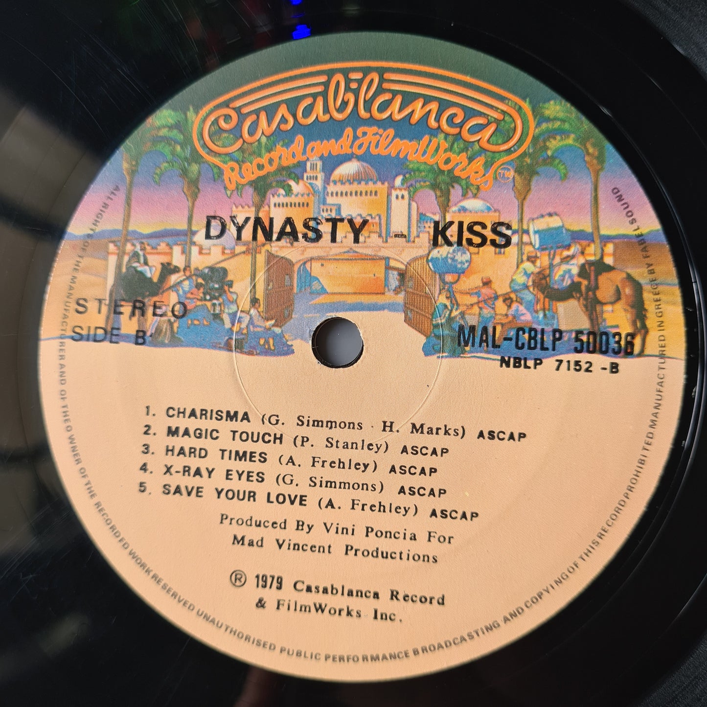 KISS – Dynasty - 1979 - (Greek Pressing) Vinyl Record LP - Sound Hound Records