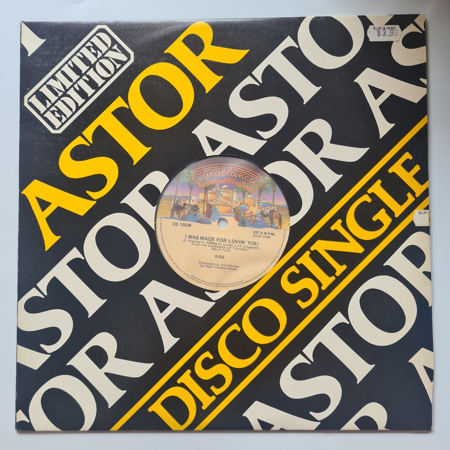 KISS –  I Was Made For Lovin' You (Disco Mix) - 1979 (Limited Edition 12" Single) Vinyl Record Maxi Single - Sound Hound Records