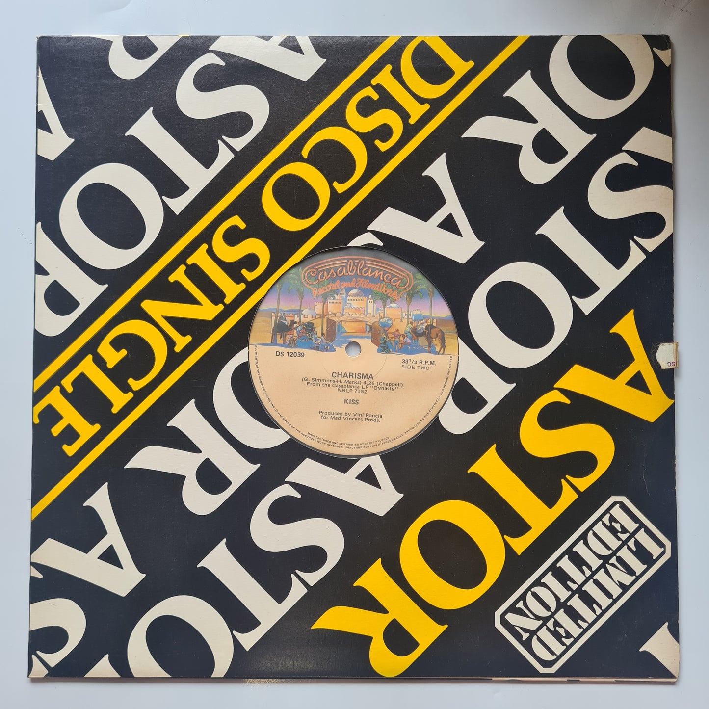 KISS –  I Was Made For Lovin' You (Disco Mix) - 1979 (Limited Edition 12" Single) Vinyl Record Maxi Single - Sound Hound Records