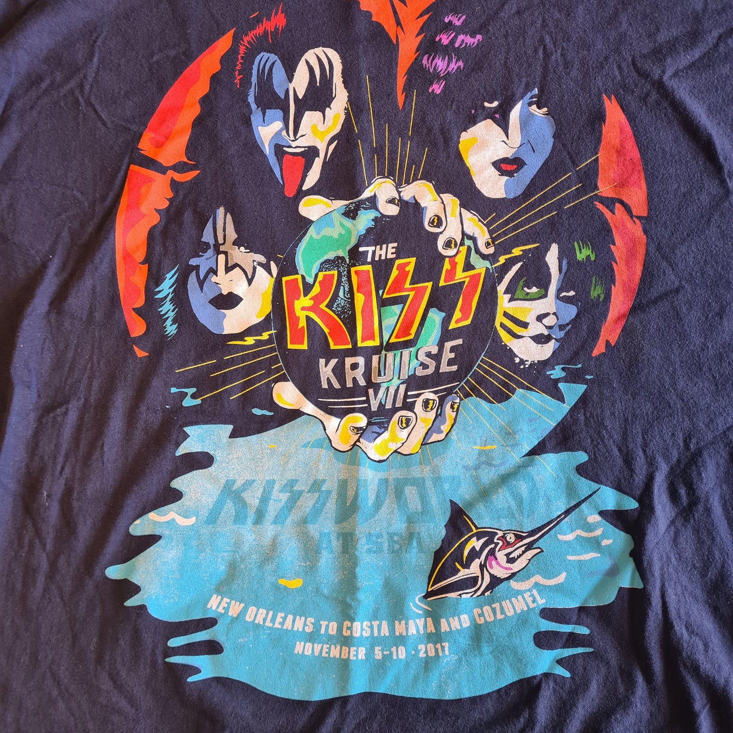 KISS | KISS Kruise VII: KISS World at Sea 2017 | Size XXL T-Shirt - Sound Hound Records