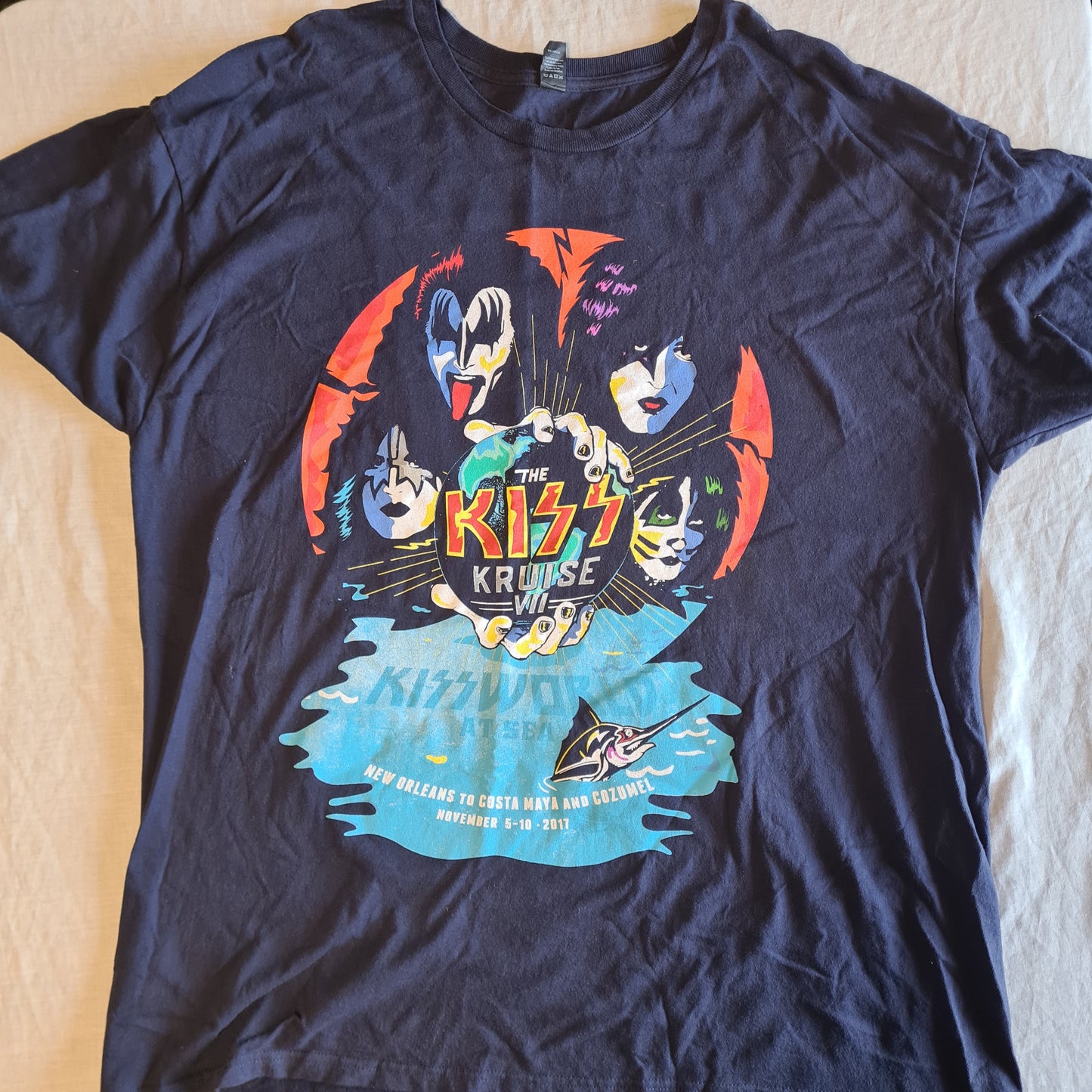 KISS | KISS Kruise VII: KISS World at Sea 2017 | Size XXL T-Shirt - Sound Hound Records
