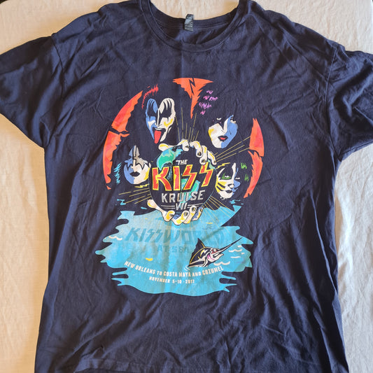 KISS | KISS Kruise VII: KISS World at Sea 2017 | Size XXL T-Shirt - Sound Hound Records