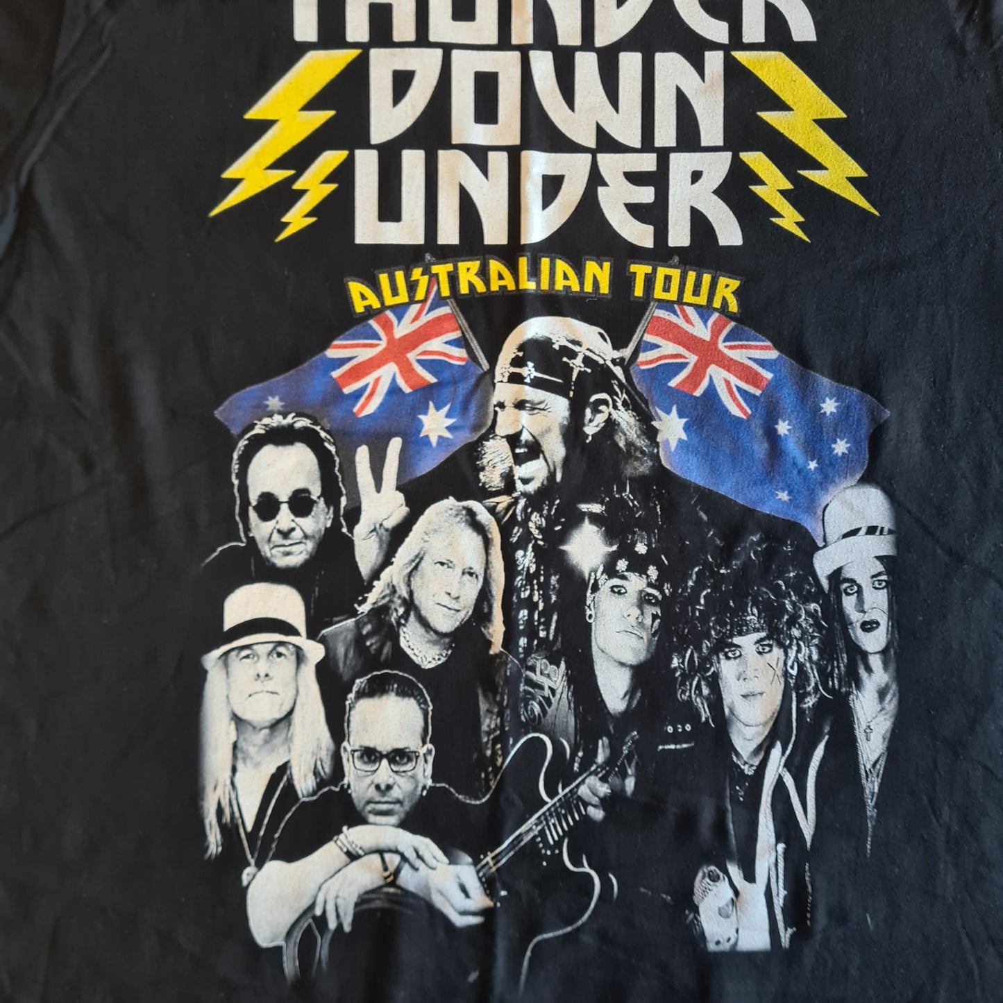 KISS Konvention: Thunder Down Under - Australia 2017: Bruce Kulick, Sisters Doll, etc | Size Large T-Shirt - Sound Hound Records