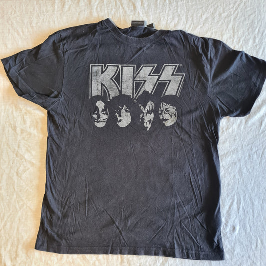 KISS | Logo Early 70's Band Picture | Size Small T-Shirt - Sound Hound Records