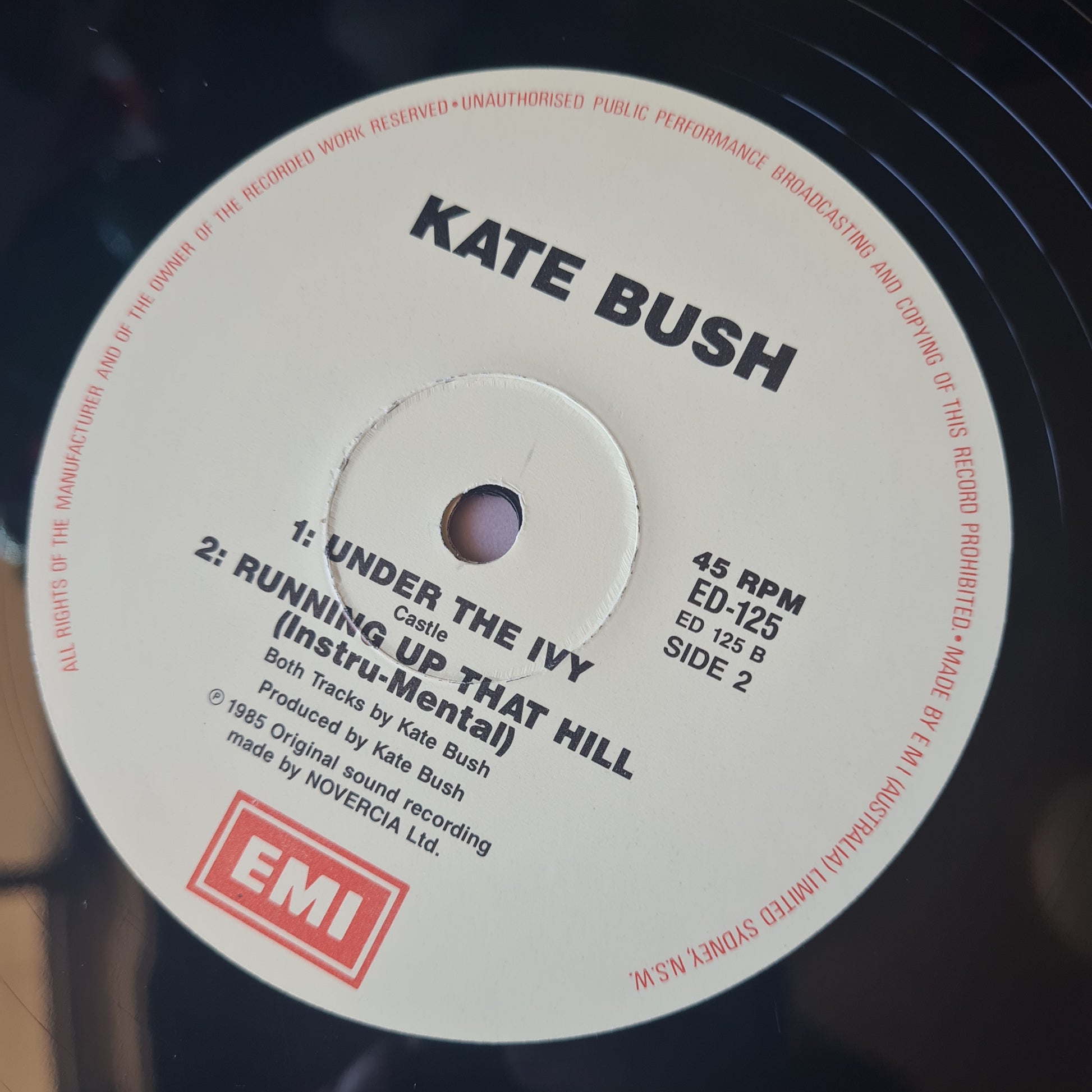 Kate Bush – Running Up That Hill - 1985 - Vinyl Record (12inch Maxi Single) - Sound Hound Records