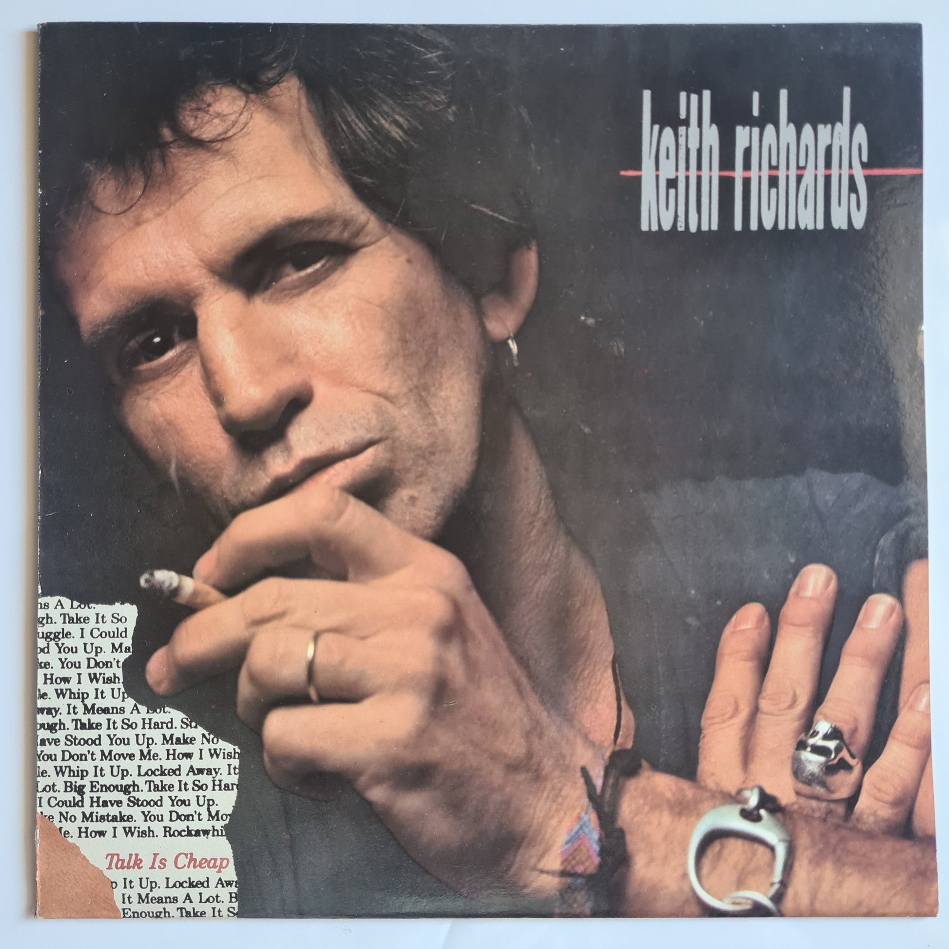 Keith Richards (Rolling Stones) – Talk Is Cheap - 1988 - Vinyl Record LP (near mint) - Sound Hound Records