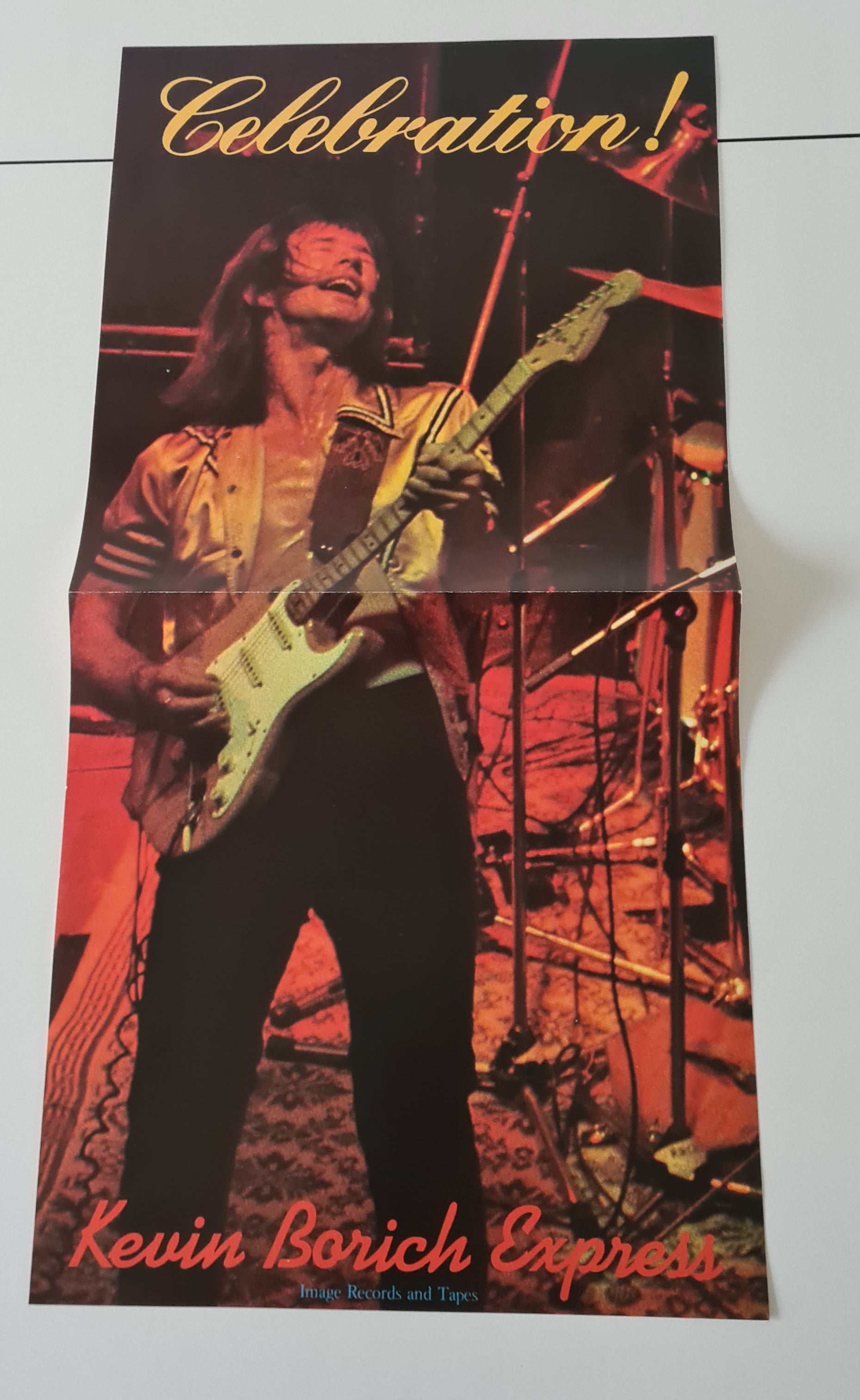 Kevin Borich Express – Celebration! - 1977 (SIGNED copy with Poster) - Vinyl Record LP (near mint) - Sound Hound Records