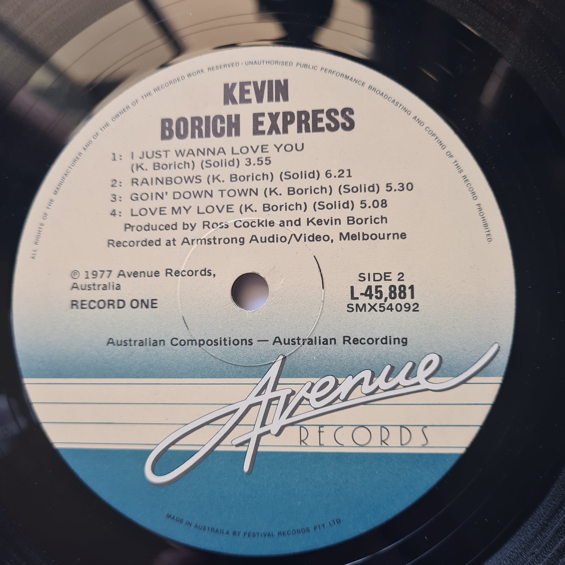 Kevin Borich Express – Kevin Borich Express - 1977 - Vinyl Record LP 2LP (near mint) - Sound Hound Records
