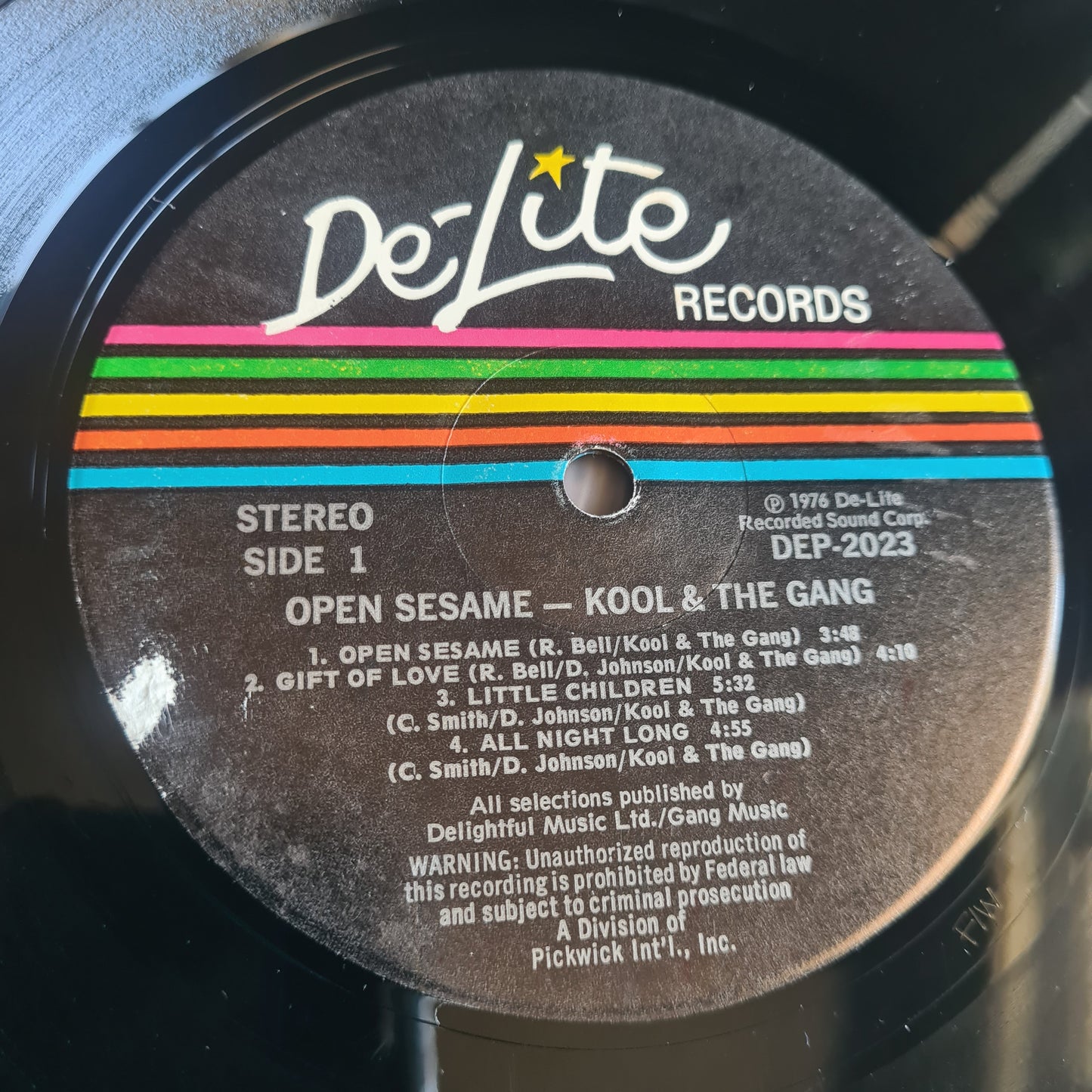 Kool & The Gang - Open Sesame - 1976 (1st USA Pressing - Vinyl Record LP - Sound Hound Records