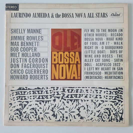 Laurindo Almeida & The Bossa Nova Allstars – Ole! Bossa Nova! - 1963 (New Zealand Pressing) - Vinyl Record LP