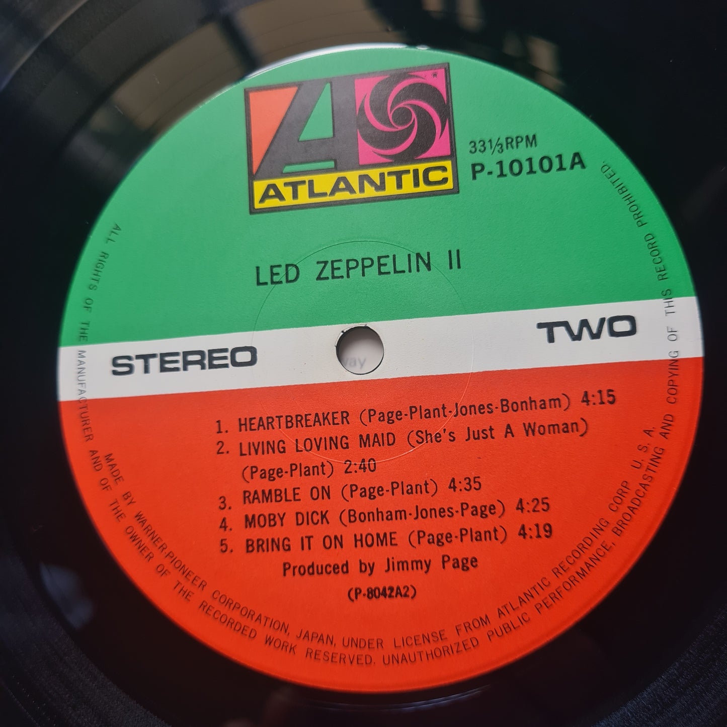 Led Zeppelin – Led Zeppelin 2 - 1969 (1976 Gatefold Japanese Pressing) - near mint Vinyl Record LP - Sound Hound Records