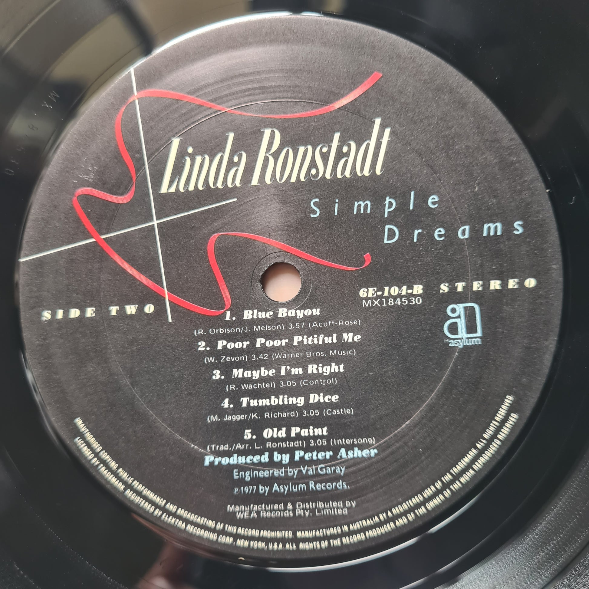Linda Ronstadt – Simple Dreams - 1977 (Gatefold) - Vinyl Record LP (near mint) - Sound Hound Records