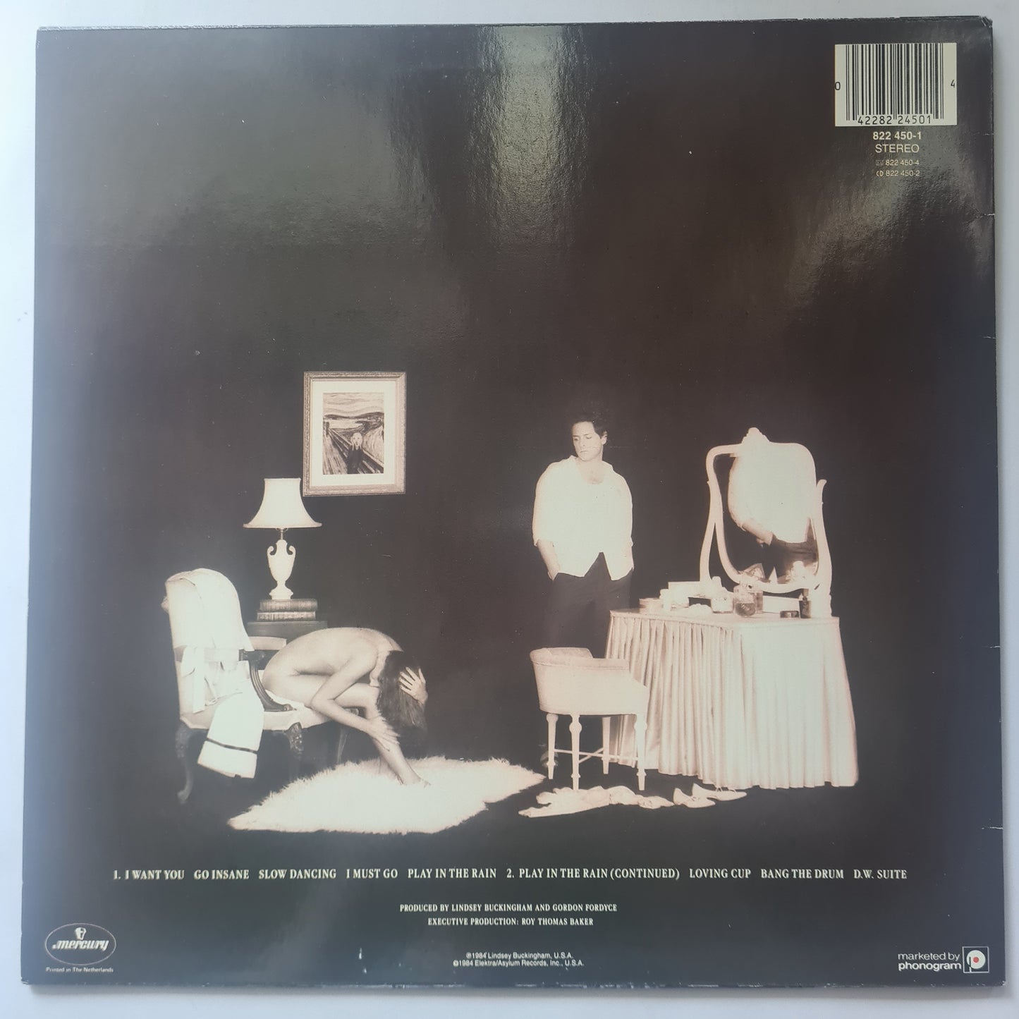 Lindsey Buckingham (Fleetwood Mac) – Go Insane - 1984 - Vinyl Record LP - Sound Hound Records