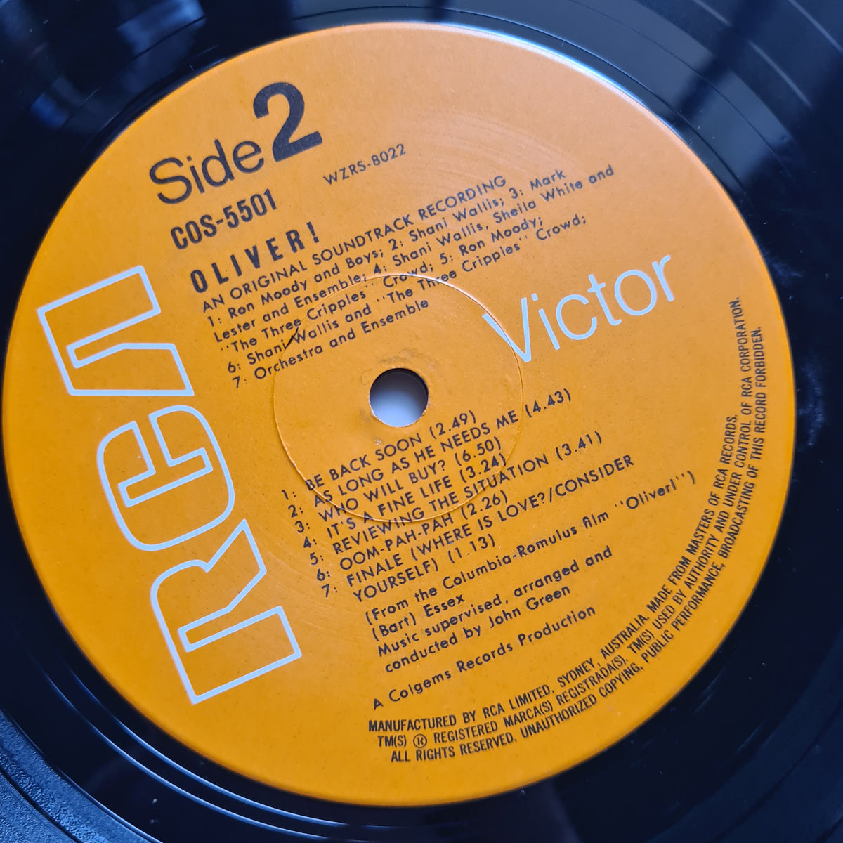 Lionel Bart – Oliver! (Original Soundtrack Recording) - 1968 - Vinyl Record LP - Sound Hound Records