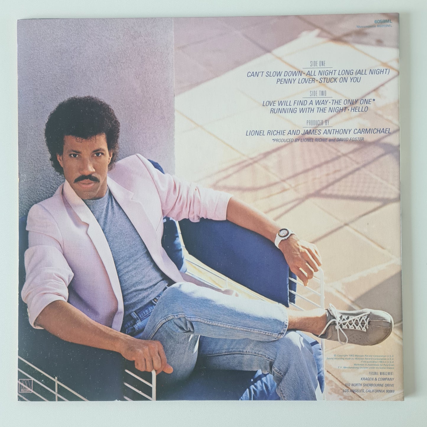 Lionel Richie – Can't Slow Down - 1983 (Gatefold) - Vinyl Record LP - Sound Hound Records