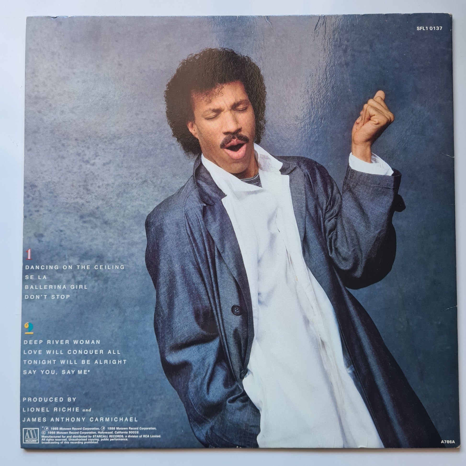 Lionel Richie – Dancing On The Ceiling - 1986 (Gatefold) - Vinyl Record LP - Sound Hound Records