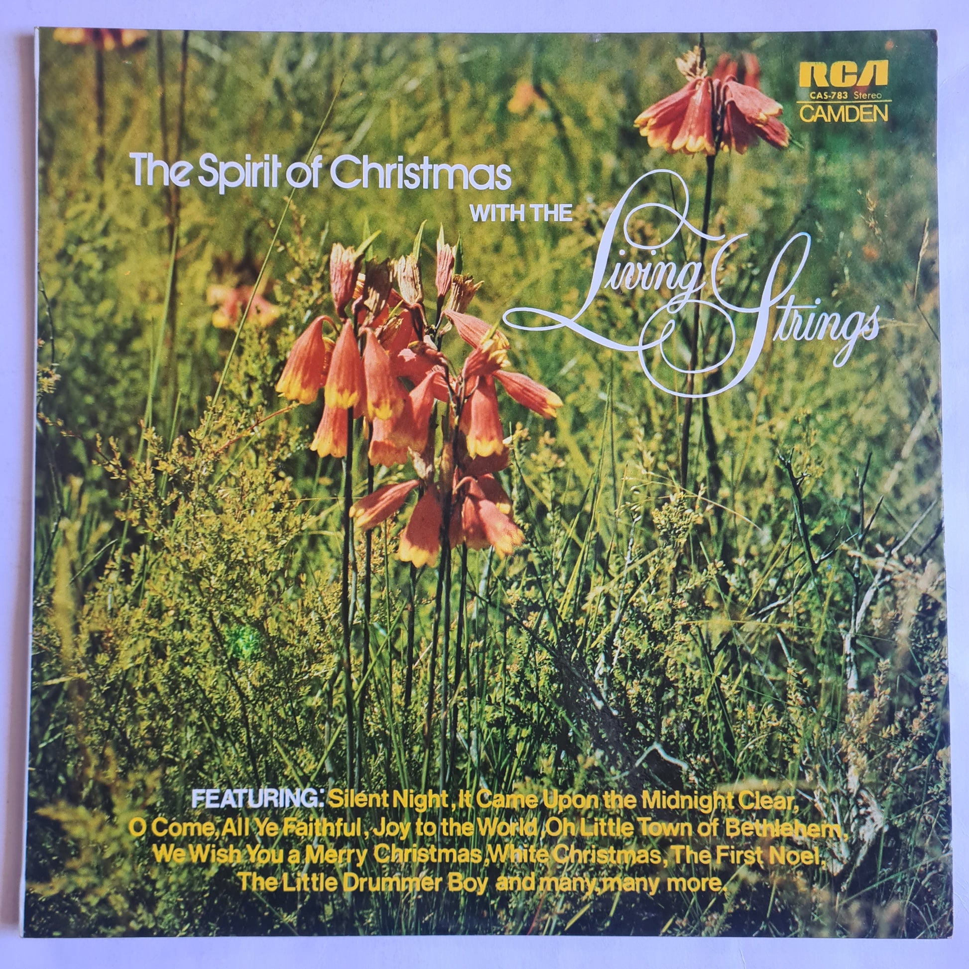 Living Strings – The Spirit Of Christmas With The Living Strings - 1963 - Vinyl Record LP - Sound Hound Records