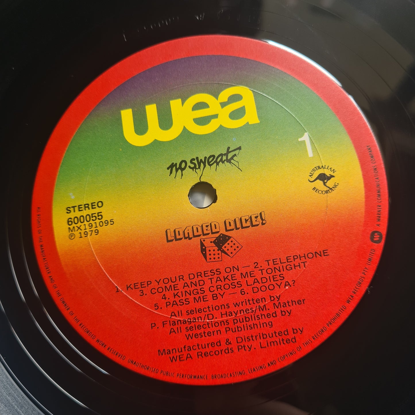 Loaded Dice – No Sweat - 1979 - Vinyl Record LP (near mint) - Sound Hound Records