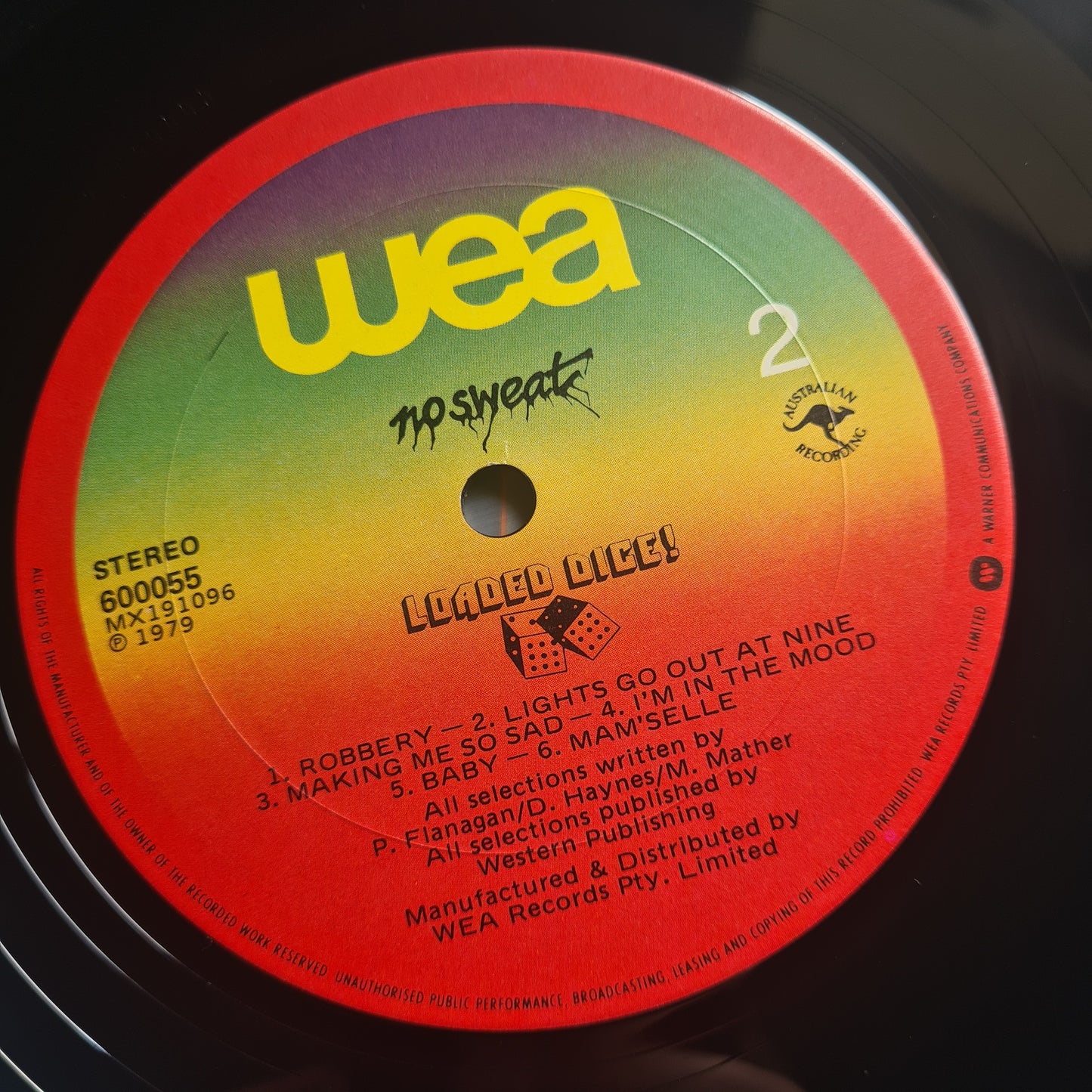 Loaded Dice – No Sweat - 1979 - Vinyl Record LP (near mint) - Sound Hound Records