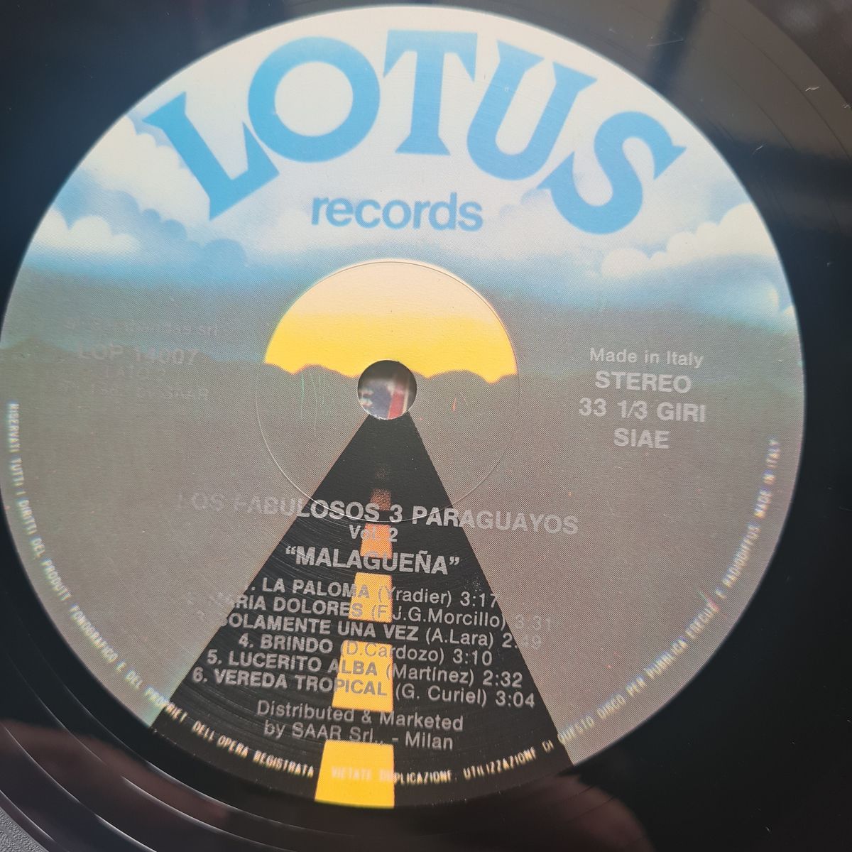 Los Fabulosos 3 Paraguayos – Los Fabulosos 3 Paraguayos Vol. 2 - Vinyl Record LP