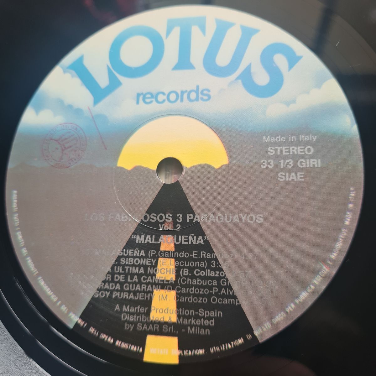 Los Fabulosos 3 Paraguayos – Los Fabulosos 3 Paraguayos Vol. 2 - Vinyl Record LP