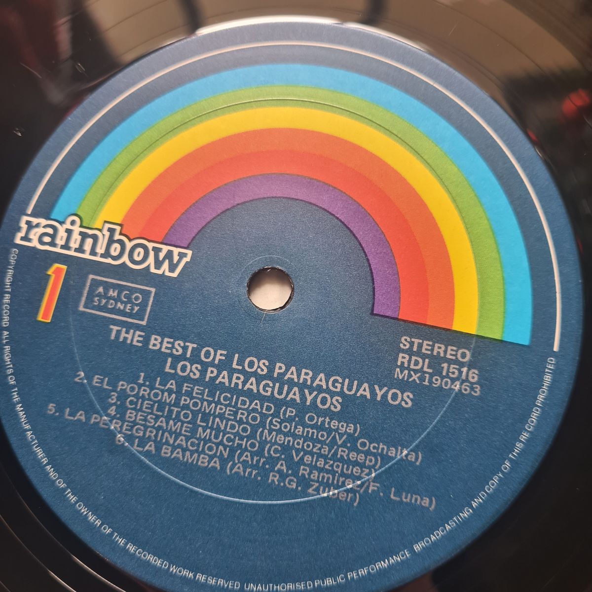 Los Paraguayos–  The Best Of Los Paraguayos - 1979 - Vinyl Record LP