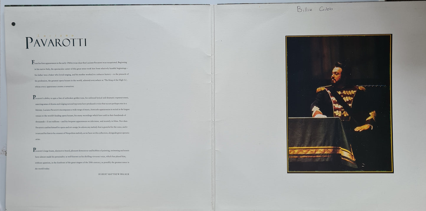Luciano Pavarotti – The Pavarotti Collection - 1986 - Vinyl Record 2LP - Sound Hound Records