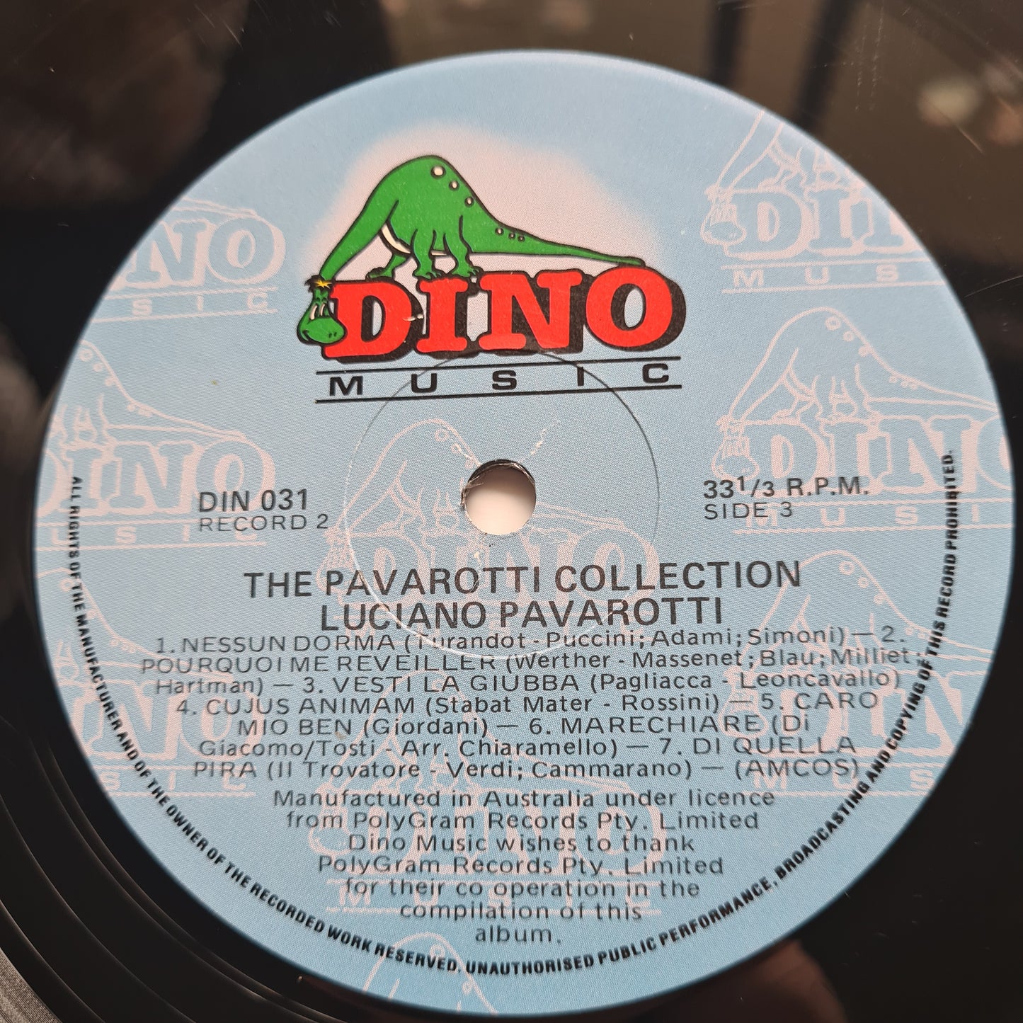 Luciano Pavarotti – The Pavarotti Collection - 1986 - Vinyl Record 2LP - Sound Hound Records