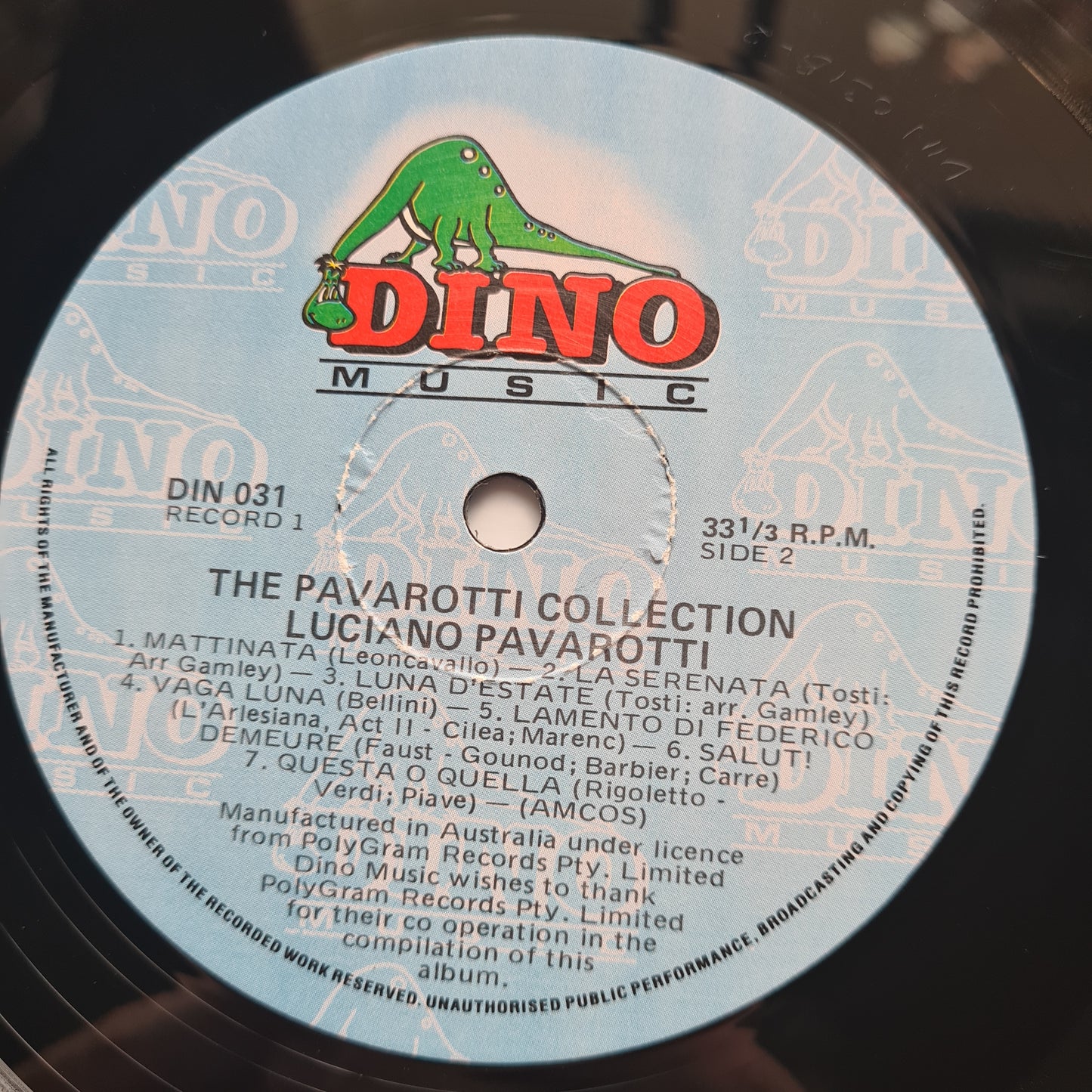 Luciano Pavarotti – The Pavarotti Collection - 1986 - Vinyl Record 2LP - Sound Hound Records