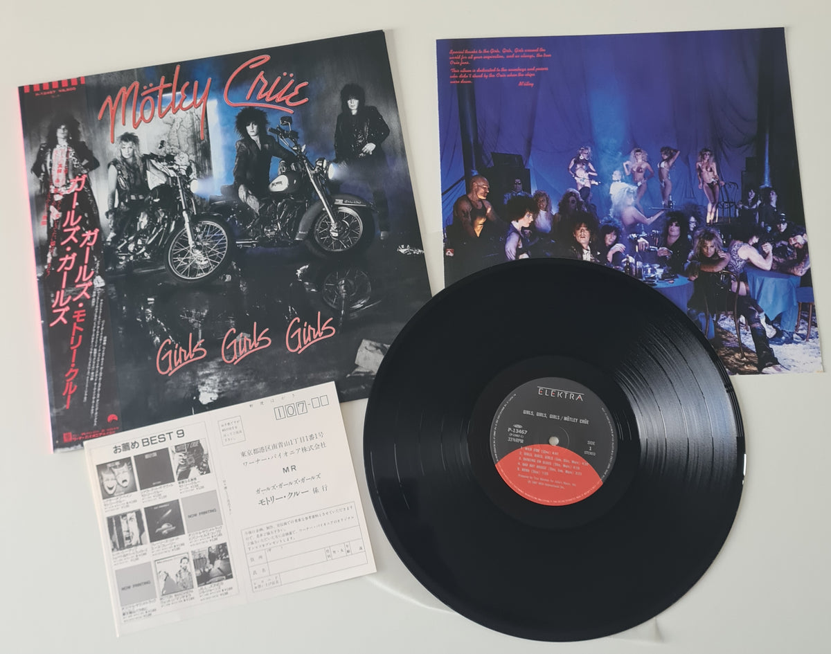 Mötley Crüe – Girls, Girls, Girls - 1987 (Japanese Pressing) - Vinyl Record LP (near mint) - Sound Hound Records