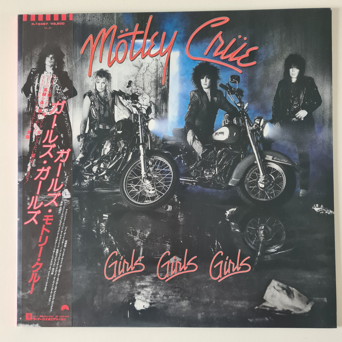 Mötley Crüe – Girls, Girls, Girls - 1987 (Japanese Pressing) - Vinyl Record LP (near mint) - Sound Hound Records