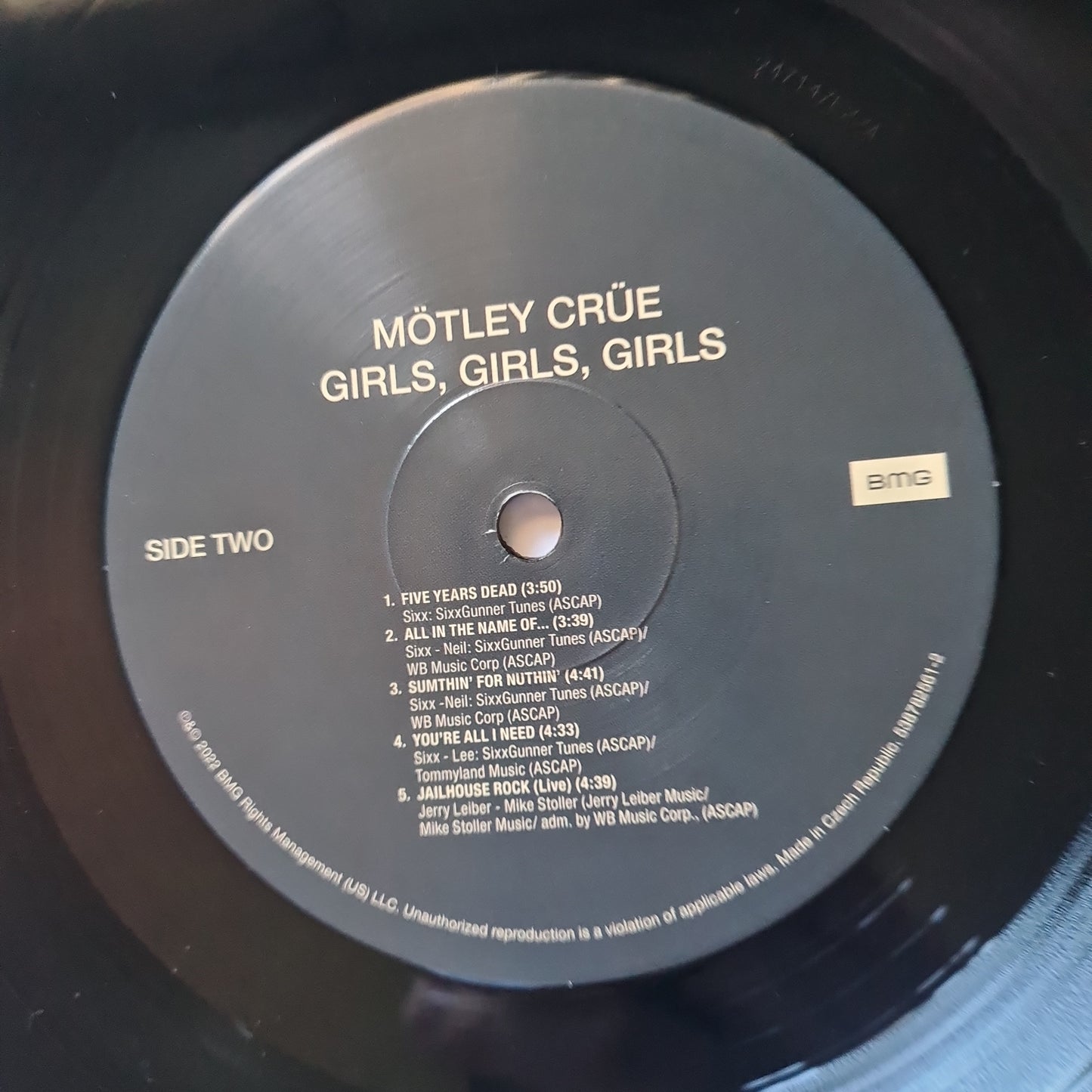 Mötley Crüe – Girls, Girls, Girls - 2022 (US Pressing) - Vinyl Record LP - Sound Hound Records