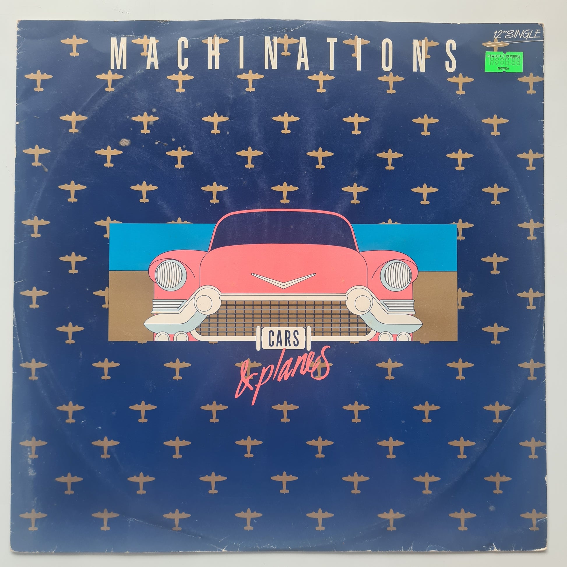 Machinations – Cars & Planes - 1989 - Vinyl Record EP - Sound Hound Records
